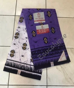 African Print Sewing Fabric Batik/Adire textile 100% Cotton Cloth 6 yards - Picture 1 of 2