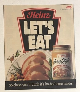 1996 Heinz Home Style Gravy Vintage Print Ad Advertisement pa22 - Picture 1 of 3