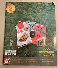 2000 Chattanooga Lookouts Program⚾️ Bellsouth Park Inaugural Season ⚾️