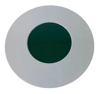 Plato caliente vintage Tupperware 7-1/4" Cool Spot Trivet 2828A-8 blanco/verde Foto 1 de 4