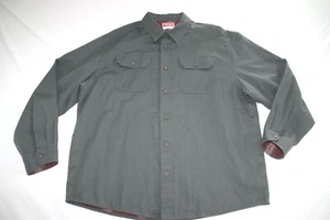 Camisa forrada de franela Wrangler para hombre XL NUEVA gris - Imagen 1 de 4