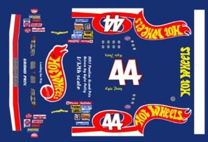 #44 Kyle Petty Hot Wheels Pontiac 1/32nd Scale Nascar Waterslide Decals - Picture 1 of 2