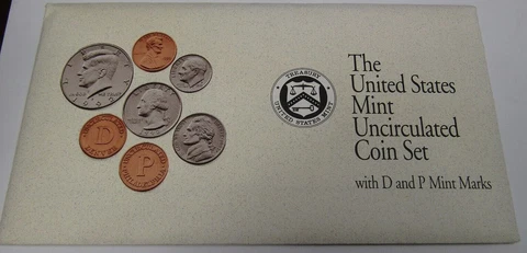 1992 United States Mint Uncirculated Coin Set Cover