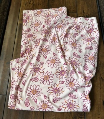 Pantalones de salón pijama Sonoma Everyday rosa girasoles para mujer talla XXL. Nuevo con etiquetas Foto 1 de 4