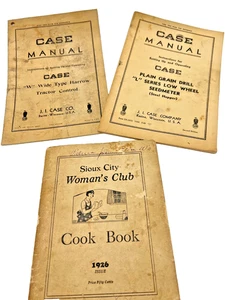 1949 Case Drill Seedmeter, 1950 1st Ed Case Wide Harrow & 1926 Ads/Political - Picture 1 of 9