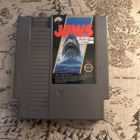 Jaws Nintendo Entertainment System 1987 NES Tested and Working