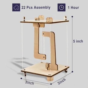 Rompecabezas de madera 3D estructura de tensión - kits de montaje de experimento científico niño/adulto - Imagen 1 de 6