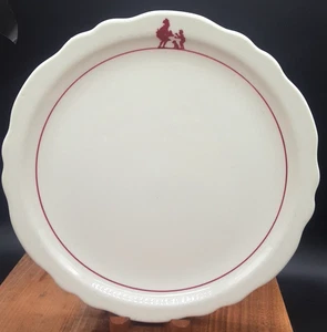 Piatto rotondo vintage Howard Johnson HoJo Pie Man 10" Homer Laughlin 1972 - Foto 1 di 11