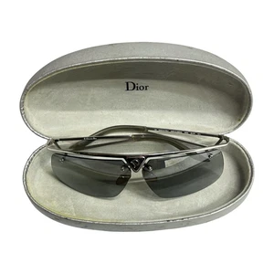 Christian Dior Y2K Clubbing Sunglasses Mens Made Italy Shield YB7SC With Case - Picture 1 of 13