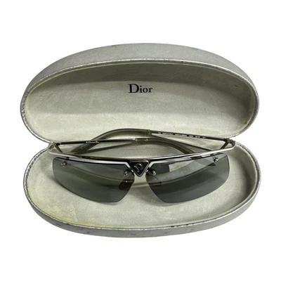 Christian Dior Y2K Clubbing Sunglasses Mens Made Italy Shield YB7SC With Case - Image 1 of 4