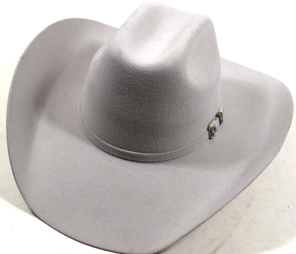 Sombrero de Vaquero Bullhide Legacy 8 X Silverbelly Western 7 1/8 Estilo 0518SB Foto 1 de 4