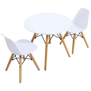 Kids Dining Table and Chairs Set HW61364 - Picture 1 of 6