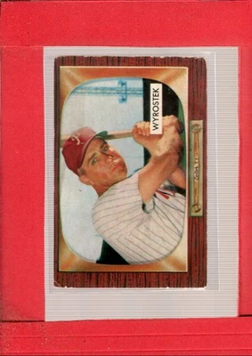 1955 Bowman #237 Johnny Wyrostek VG Very Good Phillies ID:66359 - Image 1 of 2