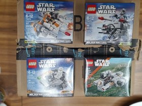 (4) *Factory Sealed* LEGO Star Wars Microfighters: (75074)(75075)(75126)(75321)