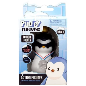 "Figura de acción Pudgy Penguins serie 2 - huevo de oro en la cabeza | juguete coleccionable de 4,5""" - Imagen 1 de 1