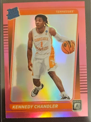2022 Panini Draft Picks Optic Rated Rookie Holo #17 Kennedy Chandler RC (Pink)! - Image 1 of 2