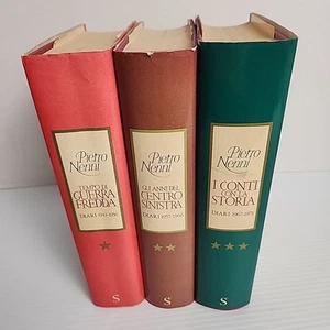 Pietro Nenni Diari 1943-1971 - 3 Volumi Italy Cold War Time History Italian Text - Picture 1 of 24
