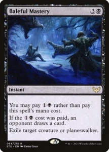 MTG Magic the Gathering Baleful Mastery (64/447) Strixhaven School of Mages LP - Picture 1 of 1
