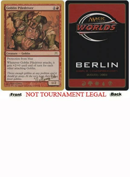 Goblin Piledriver (Wolfgang Eder - 2003) World Championship PLD CARD ABUGames - Image 1 of 1