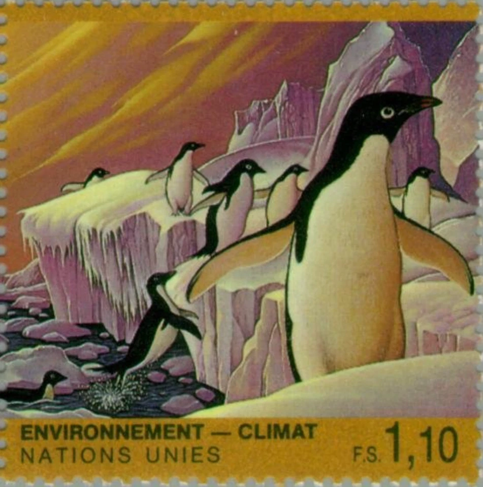 UN Geneva #Mi242 MNH 1993 Adelie Penguin Pygoscelis adeliae [243] - Image 1 of 1