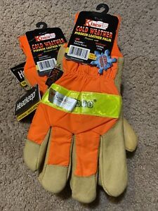 Kinco Cold Weather Thermal Lined XL Gloves  (Two Pairs!)