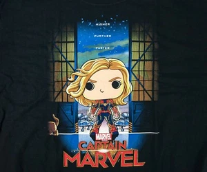 Funko Pop! Camiseta Capitana Marvel Collector Corps Exclusiva Camiseta 2-Xtra Grande 2XL - Imagen 1 de 4