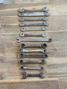 Vintage Duro Chrome Wrench Rare Lot Indestro USA 3/4 5/8 1/2 ++ 1831 1829 1827 + - Picture 1 of 8