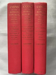 Coins of the Roman Republic in the British Museum. 3-Volume Set. H. A. Grueber - Imagen 1 de 14