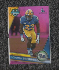 2023 Bowman Chrome University Solomon DeShields 1st Bowman Card Pink REF