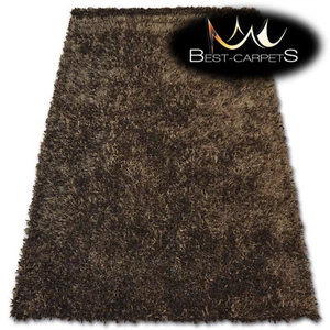 MODERN SHAGGY SOFT RUGS - LILOU brown - 130 x 190 cm - BIG SALE -70% - Picture 1 of 1