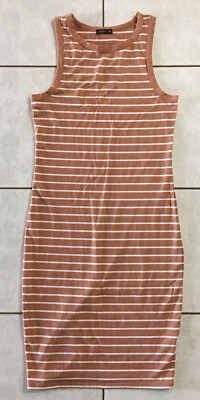 Cotton On Stripe Fitted Sleeveless Stretch Dress - Size Medium - Excellent Cond - image 1 of 4