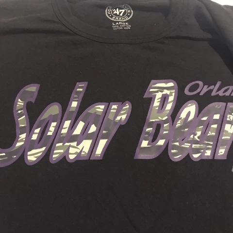 Orlando Solar Bears ECHL Ice Hockey Men's '47 Brand T-Shirt Large 100% cotton Cover