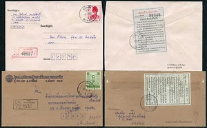 THAILAND SIAM BANG PLAT + PHATTHALUNG REGISTERED HANDSTAMPS - Picture 1 of 1