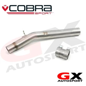 VW81 Cobra sport VW Golf R Mk7 5G 12> Centre Silencer Delete Pipe - Picture 1 of 7