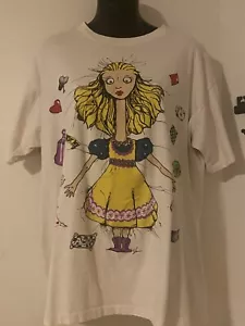 Rare Vintage Andazia Alice in Wonderland shirt Size Large 42-44 - Picture 1 of 3