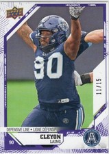 2019 UPPER DECK CFL PURPLE PARALLEL'S --  ***YOU PICK***