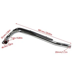 28mm Exhaust Pipe Muffler for Kawasaki KLX110 KX65 BBR Dirt Pit Bike Motorcross  - Picture 1 of 6