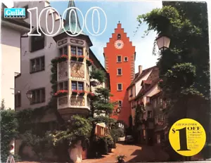 Meersburg Germany 1000 Piece Jigsaw Puzzle Vintage 1999 by Guild Puzzles - Picture 1 of 3