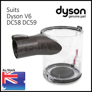 Dyson Genuine Dust Bin Assembly for V6 DC58 DC59 Fluffy Stick Handheld Dustbin