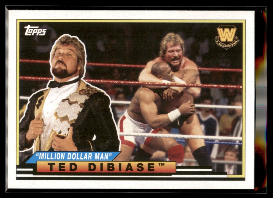 2018 Topps Heritage WWE Big Legends #BL-35 Million Dollar Man Ted DiBiase - Image 1 of 2