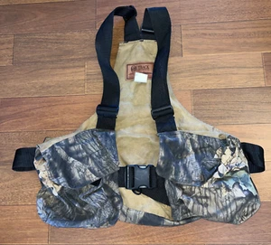 Vintage Outback Trading Camo Vest Turkey Hunting USA One Size Fits All - Picture 1 of 12
