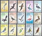 Turks & Caicos Islands Mint NH MNH Zestaw ptaków Sc# 265/279 fauna aktualna 1973