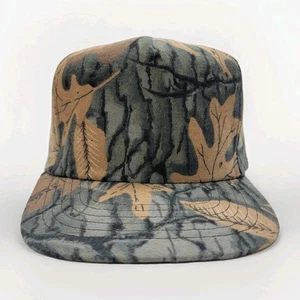 Vintage Trail Cover Camo Whitewater Outdoors Snapback Hat Camouflage Hunting Cap - Picture 1 of 10