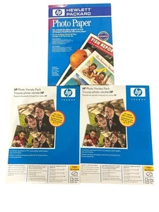Papel Fotográfico HP NUEVO PRECINTADO Lote de 3 - Imagen 1 de 2