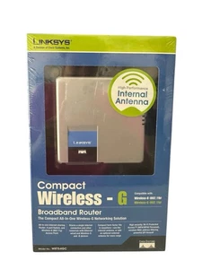 Linksys Compact Wireless G Broadband Router Internal Antenna WRT54GC NEW SEALED - Picture 1 of 7