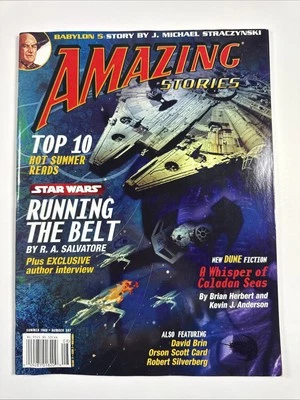 AMAZING STORIES magazine Summer 1999 # 597-Star Wars Trek Dune Science Fiction Foto 1 de 3