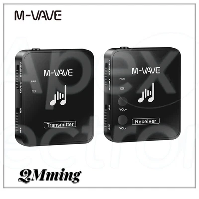 M-VAVE WP-10 2.4G Wireless Headphone Monitor Rechargeable Transmitter Receiver