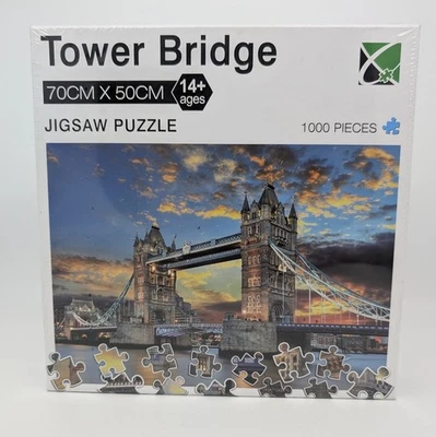 1000 Pc Jigsaw Puzzle Tower Bridge 70cm X 50cm BRAND NEW - Image 1 of 3