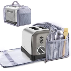 Cubierta tostadora BAGSPRITE para ranura ancha de 2 rebanadas, cubiertas antipolvo completamente abiertas para kitc... - Imagen 1 de 7