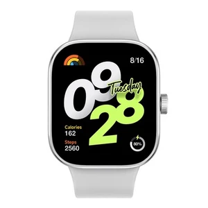 Xiaomi Redmi Watch 4 GPS - 1,97'' AMOLED Smartwatch Srebrny Szary (B-War - Zdjęcie 1 z 6